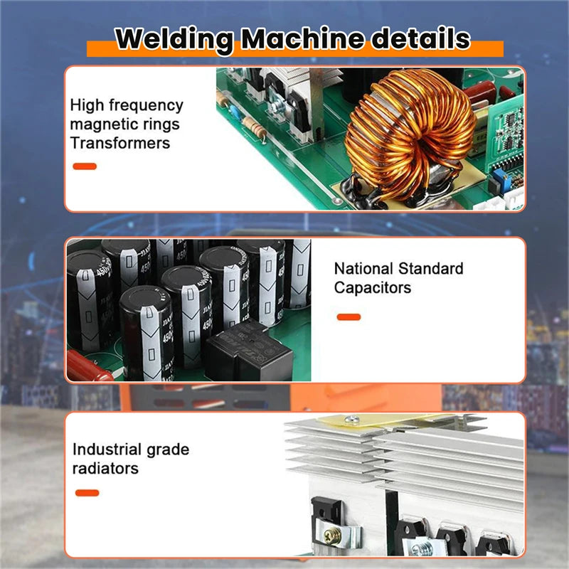 4000W MMA-250 Portable Welding Machine Inverter Arc Electric Welder present Adjustable Compact Welding Machine EU Plug