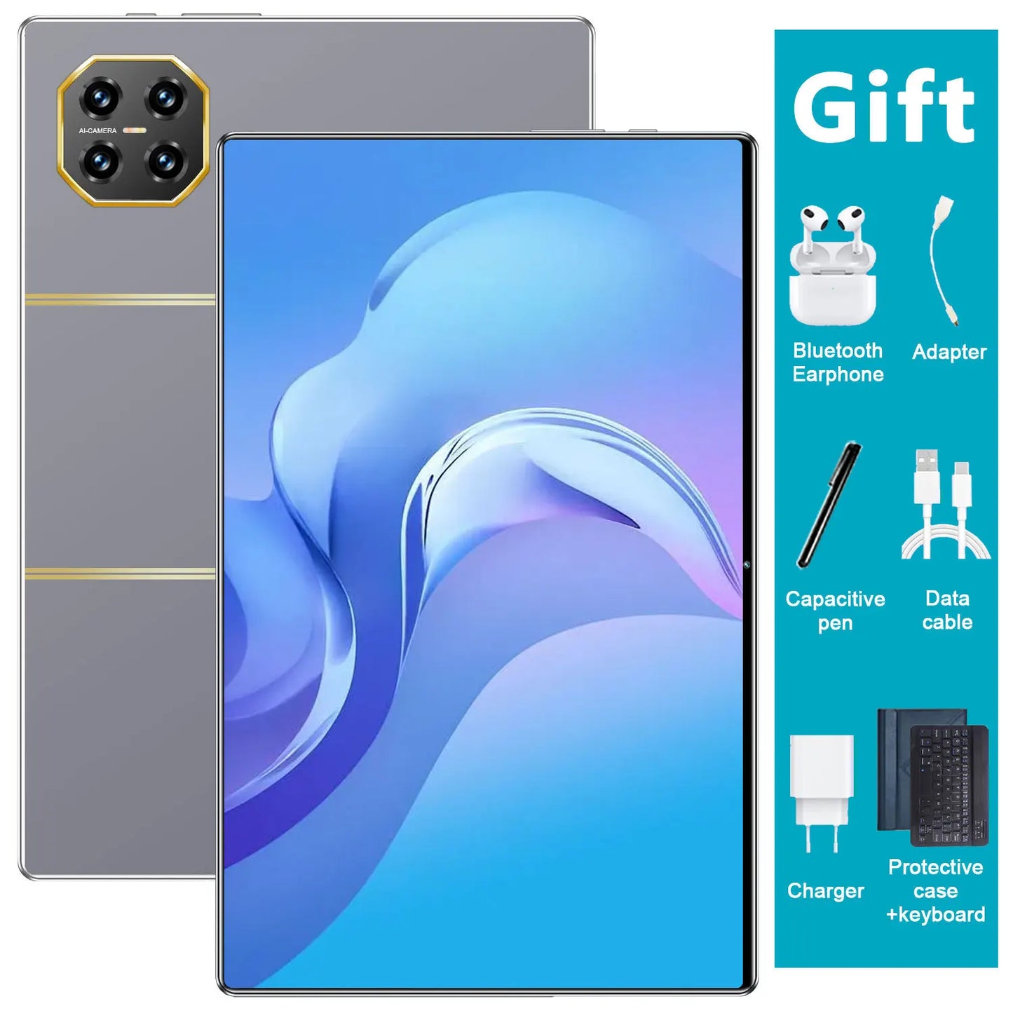 Global Version 10.36 Inch 14 Core 20000mAh New 5G Tablet 16GB+1TB Dual SIM Android 13.0 16MP+32MP Camera Bluetooth WiFi GPS WPS