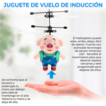JUG.FXQ382 Induction Flying Toy Model Battery Operated Made of Durable Plastic Ages 5-7