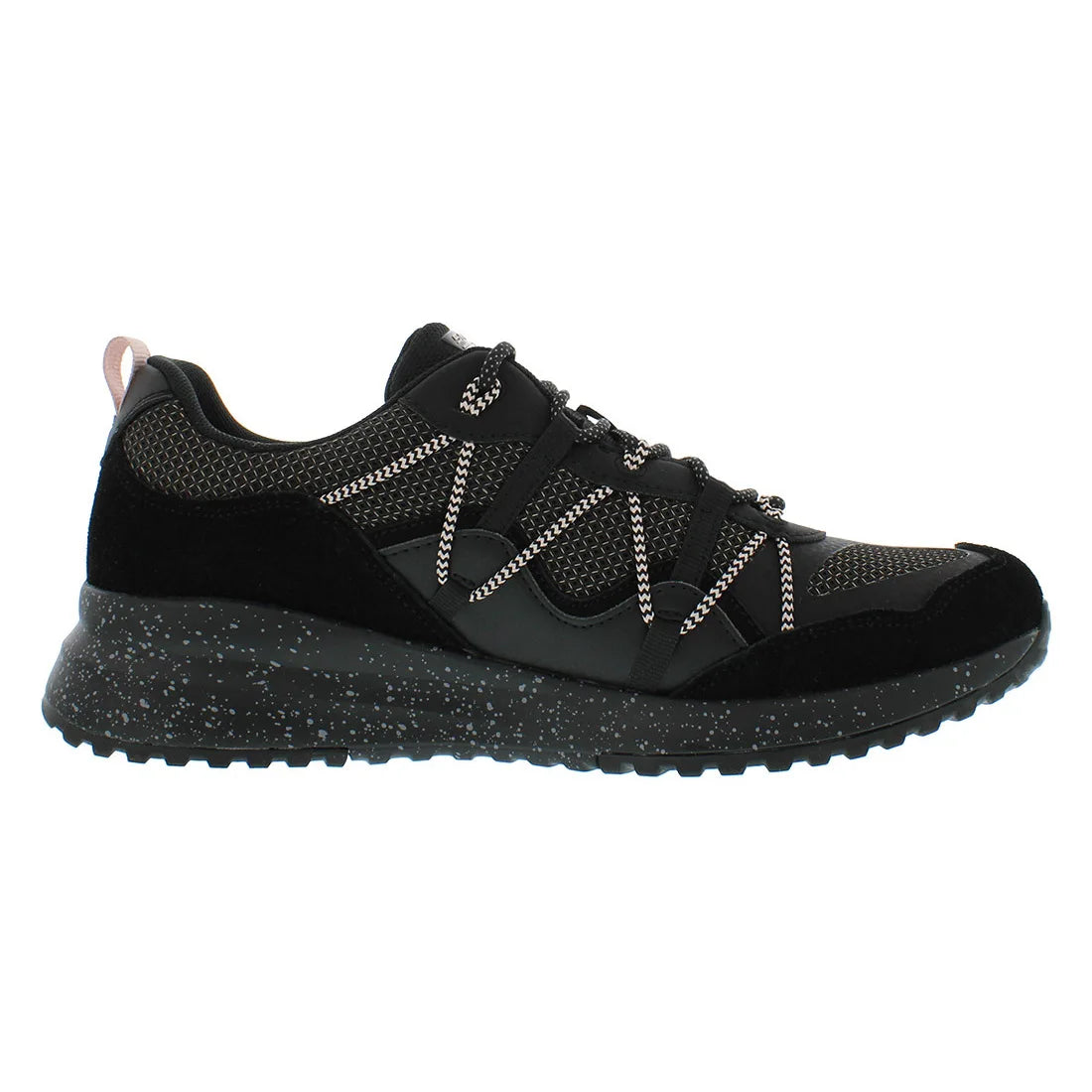 Skechers Bobs Squad 3 Zigzag Swagger Women's Sporty Court Sneakers Black with Soft Mesh Lining and PU Insole | 100% Authentic