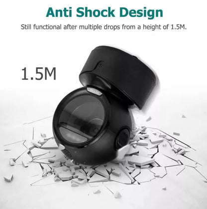 NETUM A5 2D Desktop Barcode Scanner, Omnidirectional Hands-Free Wired USB Big Barcode Reader 1D QR Screen Barcodes Scanning