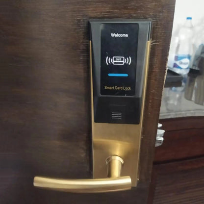 CE Waterproof Pro Usb V9 Software Stainless Steel 13.56Mhz T557 Card Keyless Access Smart Electronic MF Rfid Hotel Lock