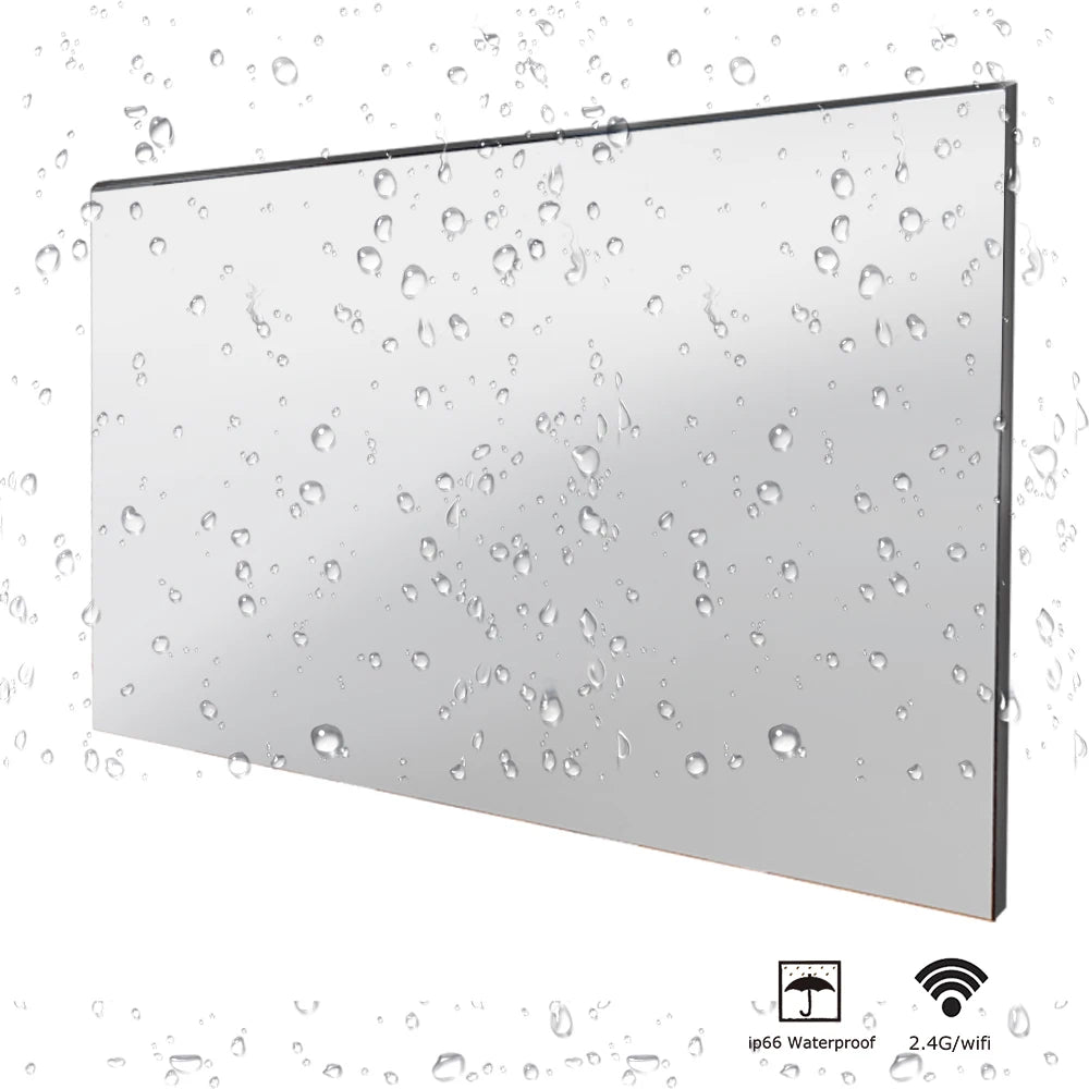 Souria 27 inches Magic Mirror Waterproof LED TV for Bathroom DTV Tuner WiFi Android TV Hotel Advertising SPA Salon US DVB-T T2 C