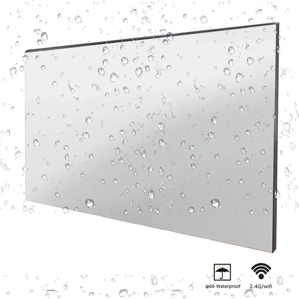 Souria 27 inches Magic Mirror Waterproof LED TV for Bathroom DTV Tuner WiFi Android TV Hotel Advertising SPA Salon US DVB-T T2 C