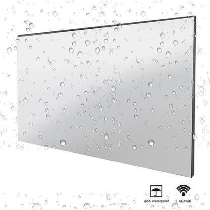 Souria 27 inches Magic Mirror Waterproof LED TV for Bathroom DTV Tuner WiFi Android TV Hotel Advertising SPA Salon US DVB-T T2 C