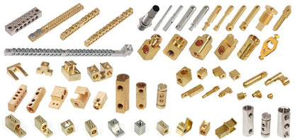 Brass Terminal Blocks CNC Machined Parts High Voltage Electrical Wiring Terminals OEM ODM Wholesale Export Manufacturer