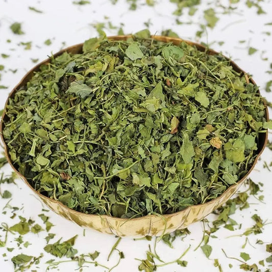 Premium Organic Fresh Raw Dried Kasuri Methi Leaf Aromatic for Seasoning Sauces Gravies & Spice Mixes
