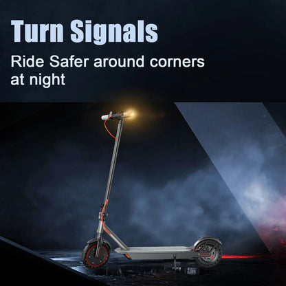 2026 New AOVOPRO P7 Turn Signal Electric Scooter 350W 8.5 Inch Tire Smart Escooter 31KM/H 36V10.5AH Electric Scooter for Adults