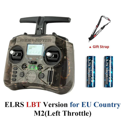 Radiomaster Pocket EdgeTX 2.4G Radio Controller FCC LBT (Mode2 Left-handed Throttle ) CC2500 / ELRS Hall Gimbal Transmitter