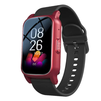 2025 QC V15 VS5 Health Watch Elderly Kids 4G GPS WiFi Tracker SOS Call Video Chat BP HR SpO2 Temp IP67 AI Silicone Band