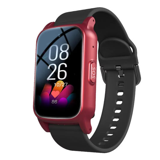2025 QC V15 VS5 Health Watch Elderly Kids 4G GPS WiFi Tracker SOS Call Video Chat BP HR SpO2 Temp IP67 AI Silicone Band