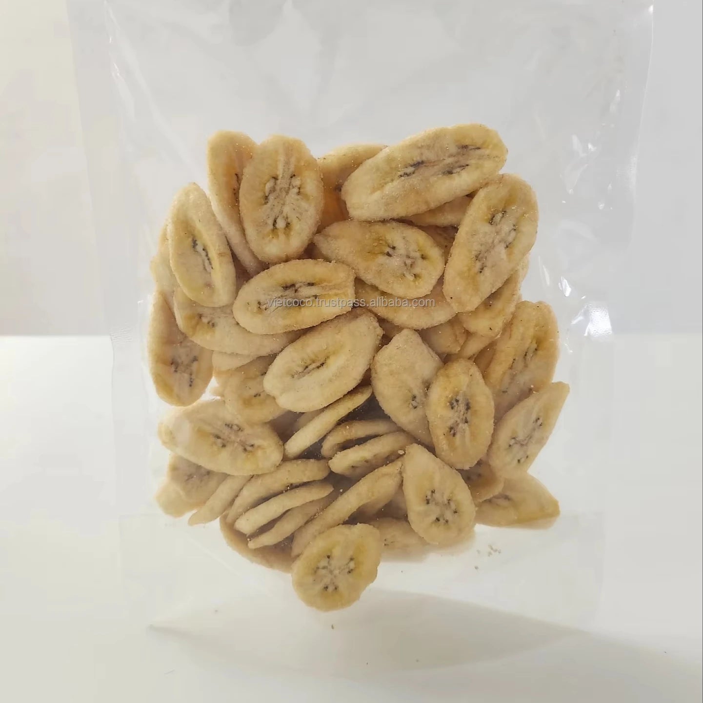 High Quality Dried Sweet Banana Chips Sliced Dried Fruit Snack Preserved in Bulk Vacuum Pack Direct From Vietnam Supplier