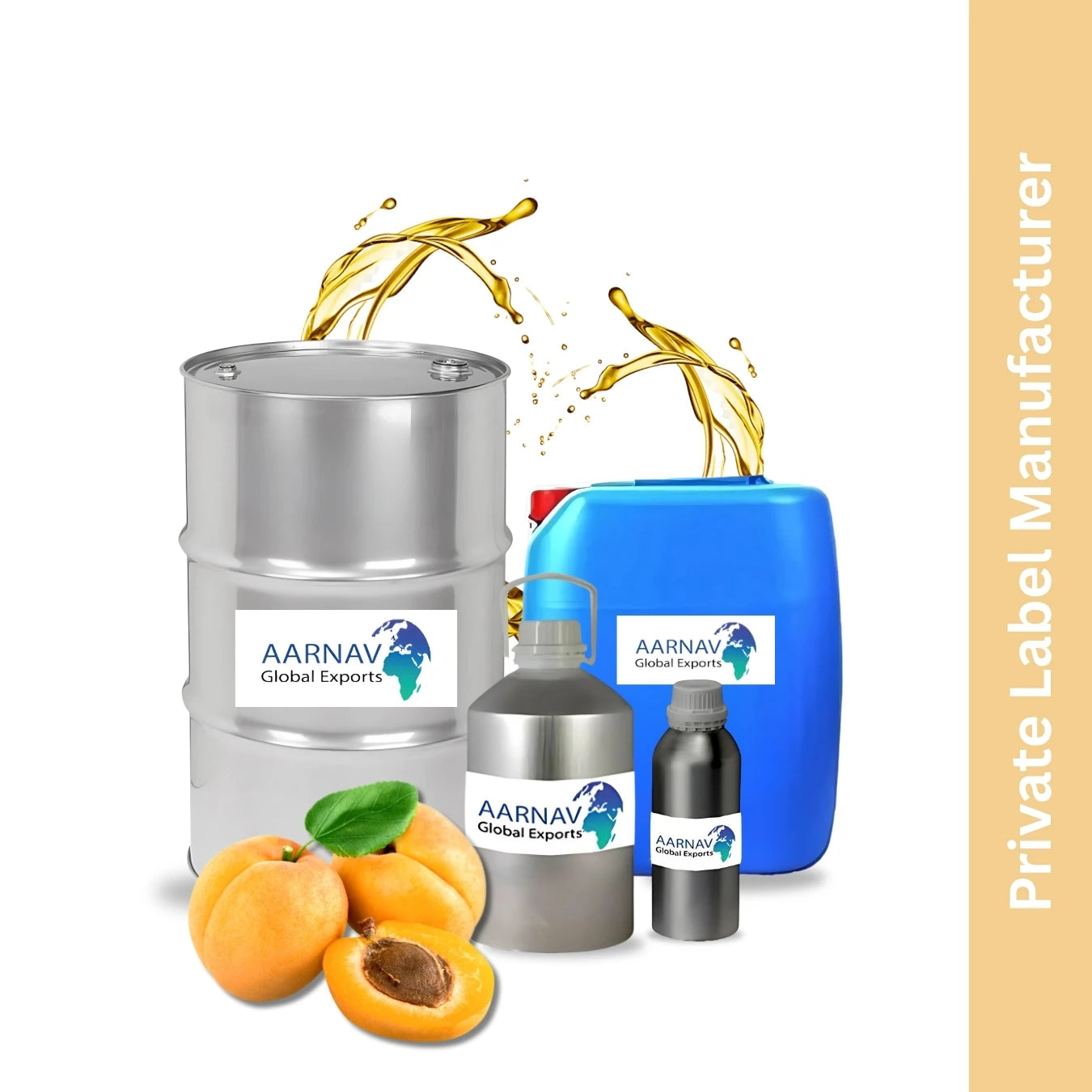 High Quality 100% Natural Body Massage Oils Carrier Oil Cold Pressed, Bulk Bitter Apricot Kernel Organic Oil Pure for Cosmetics