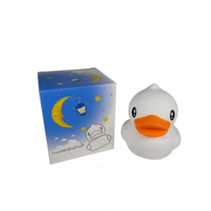 Kit Até 3 Mini Luminária Abajur Pato Fofo Led Silicone Touch Recarregável