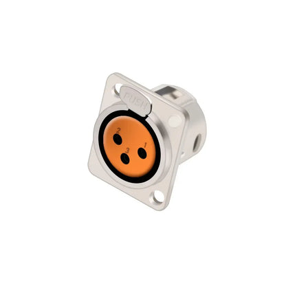 1pc 3Pin Male/Female XLR Speaker Panel Mount Chassis MIC Socket Adapter Audio Jack Connector,Zinc Alloy Shell+Copper Contact