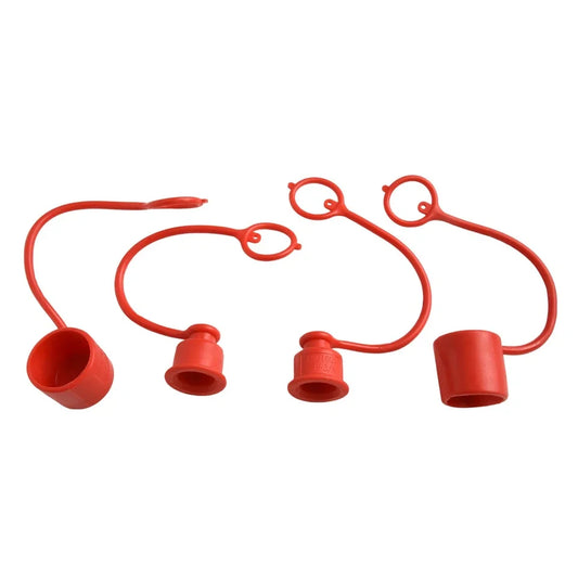 Plastic PVC Dust Cap for Flat Face Hydraulic Quick Coupler by PDG ibma