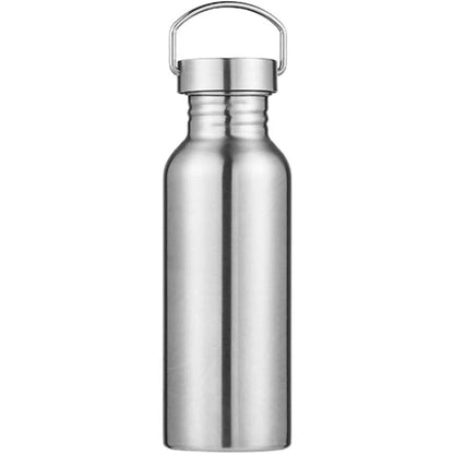 Stainless Steel Double-Walled Sports Bottle with Handle, Metal Reusable Water Bottle with Lid, School, Hiker, Gift
