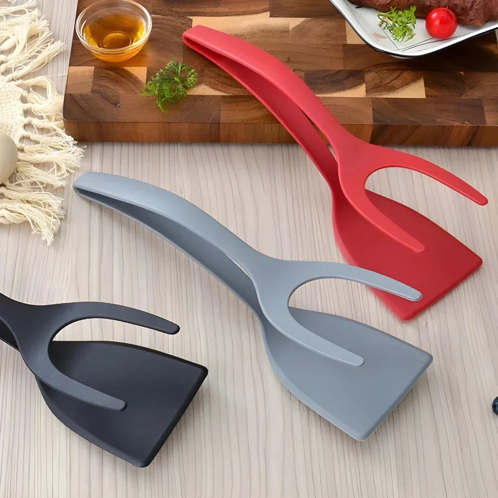 Multipurpose Silicone Spatula Kit With Sticker For Eggs Steak Pancake Tapioca