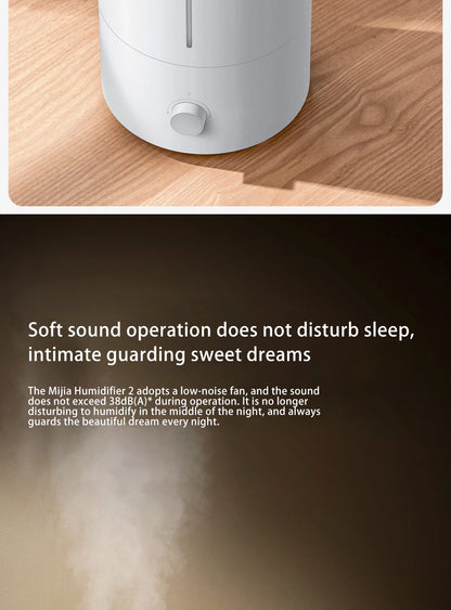 Original Mijia Humidifier 4L Mist Maker Broadcast Aromatherapy Essential Oil Diffuser Scent Home Air Humidifiers