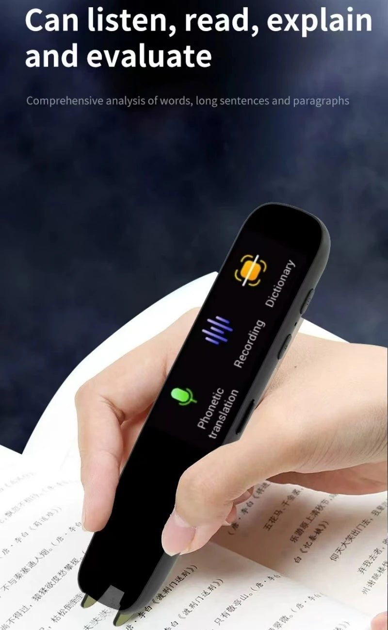 Scanning Translation Pen Portable Translator Spanish Russian Arabic Portuguese Korean French Ukraine Hebrew Offline Translate A6