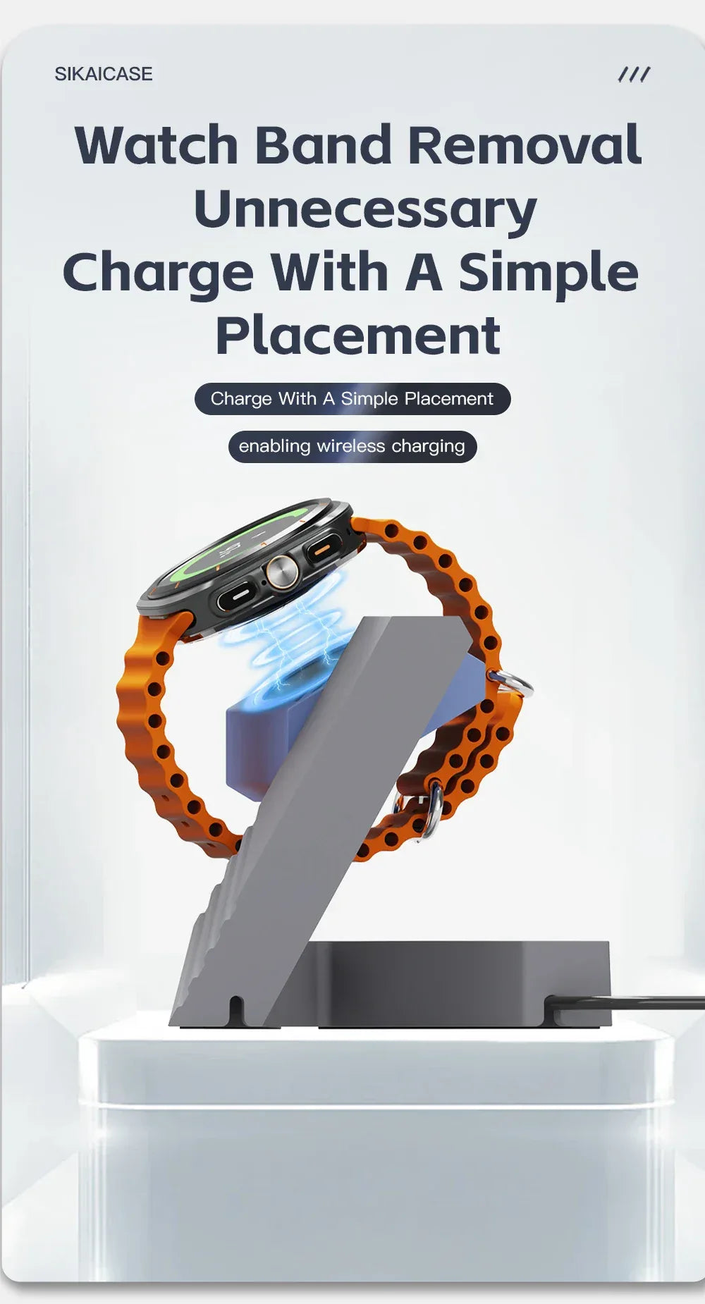 SIKAI Watch Charging Stand for Samsung Galaxy Classic8/5/5 Pro Samsung Galaxy Ultra/7/6/6Smart Watch Charger Dock Base