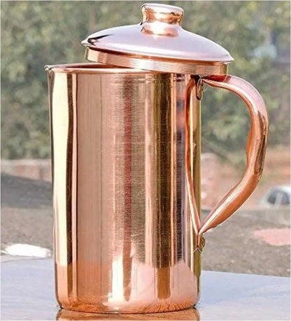 Classy hammered copper water jug pitcher wholesale for drinking water juice coffee ice tea for home restaurant dining decoration