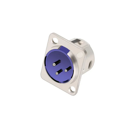 1pc 3Pin Male/Female XLR Speaker Panel Mount Chassis MIC Socket Adapter Audio Jack Connector,Zinc Alloy Shell+Copper Contact