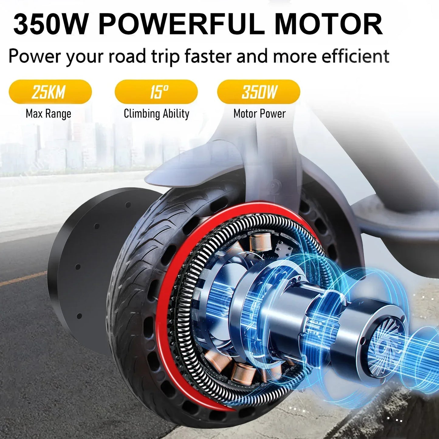 2026 New AOVOPRO P7 Turn Signal Electric Scooter 350W 8.5 Inch Tire Smart Escooter 31KM/H 36V10.5AH Electric Scooter for Adults
