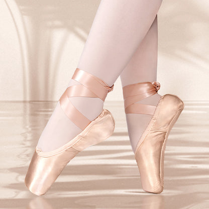 EU in Stock Wholesale Women's Professional Satin Soft Ballet Shoes Ballet Practice Shoes