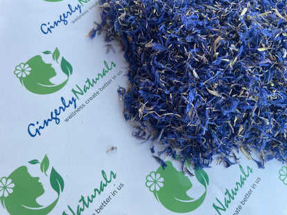 Blue Dried Cornflower petals Exporters From India