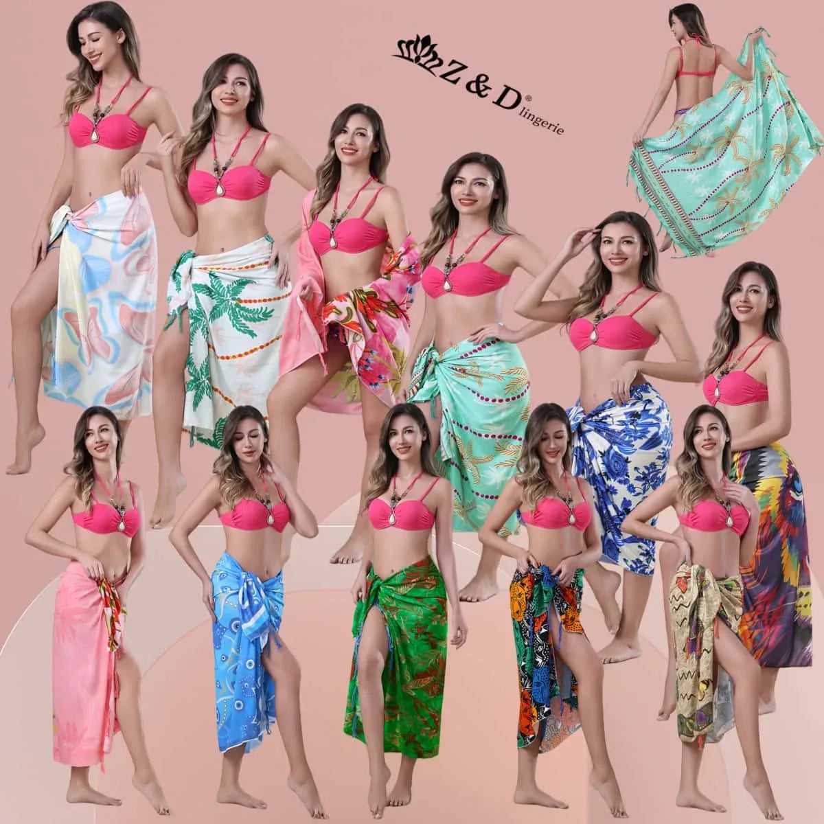Beach Outcome Pareô Style Canga Printed Size 170cm/110cm