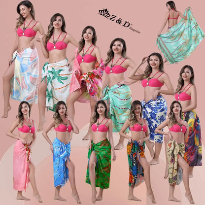 Beach Outcome Pareô Style Canga Printed Size 170cm/110cm