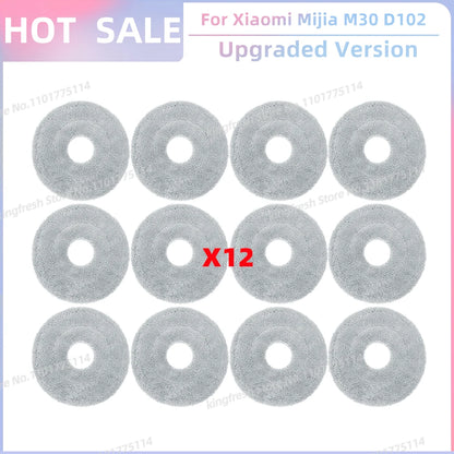 Fit For Xiaomi Mijia M30 D102, Xiaomi X20 Pro D102GL / X20 Max D109GL Parts Main Side Brush Filter Mop Cloth Dust Bag