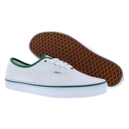 Vans Authentic Unisex Shoes Color: Pop White/Green  100% Authentic