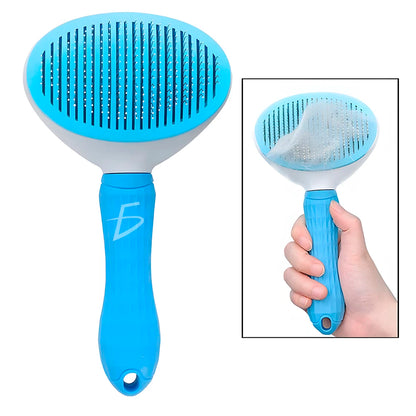 Convenient Plastic Bristle Brush for Long or Short Hair