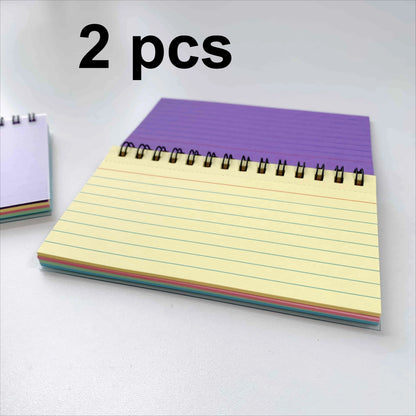 1/2/3 Small Color Spiral Notebooks, Compact Notebooks Suitable for Home/office/school, Stationery and Notepad, Work