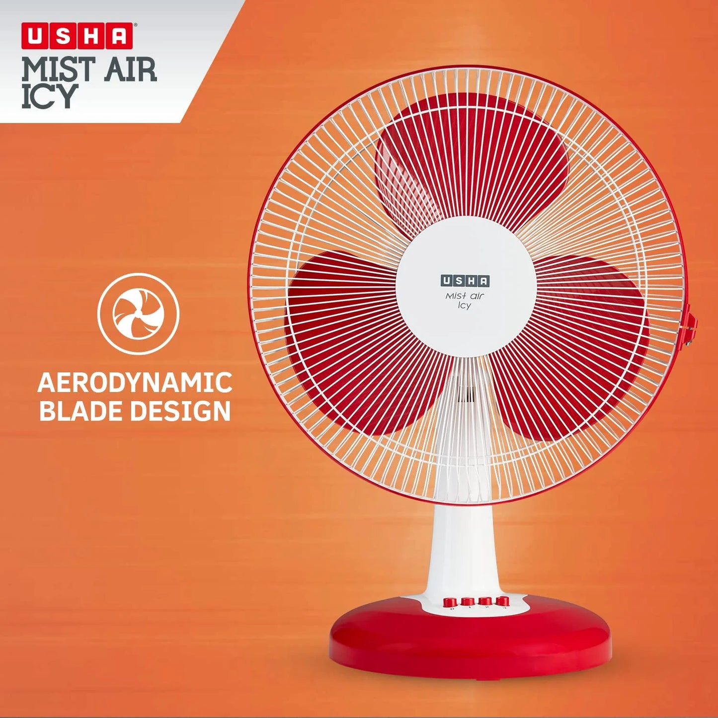 Hot Sale Custom Mechanical Plastic Table Desk Fan Home Office Press Button Electric Air Cooling Fan Foldable Energy Efficient