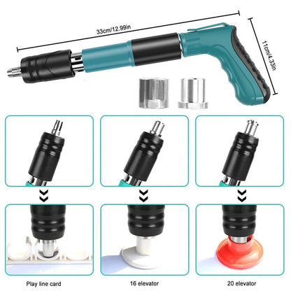 Manual Nail Gun Portable Steel Rivet Tool 5 Speed Adjustable Air Nailer Concrete Wall Anchor Line Slotting cell faster Tool