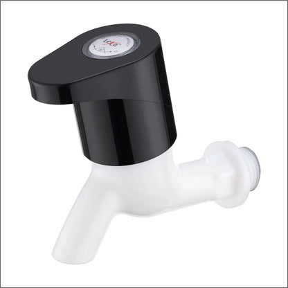 LEXA Best Quality Quarter Turn PP High Grade Virgin Quality Plastic Wall-mounted Modern 15cm Short Body Bip Cock Bathroom Garden