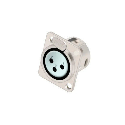 1pc 3Pin Male/Female XLR Speaker Panel Mount Chassis MIC Socket Adapter Audio Jack Connector,Zinc Alloy Shell+Copper Contact