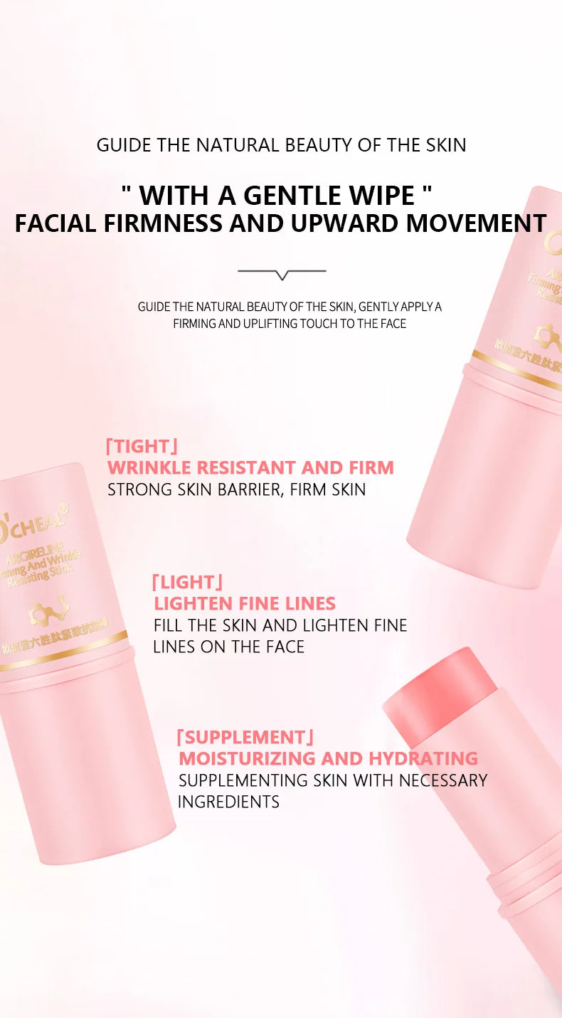Ocheal Moisturizer Firming Skin Stick Neck Face Elbow Knee Underarm Body Care Cream Stick Argireline Brightens Nourishing Cream