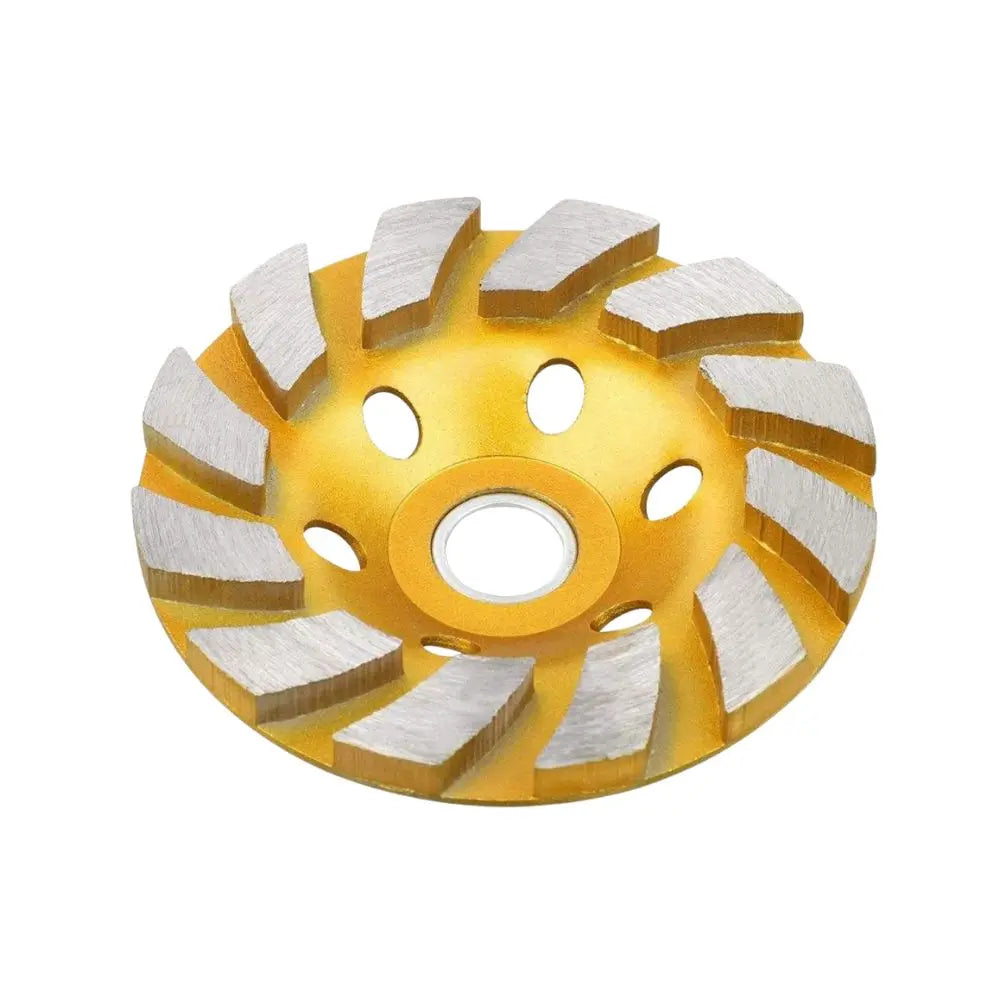 100mm Turbo Cup Wheel Diamond Grinding Disc for Deburring Stone Polishing Very Fine Abrasive Wet/Dry Grinding Metal Bonding