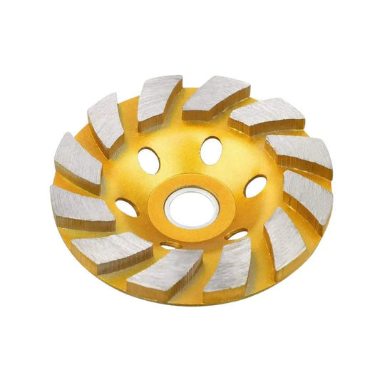 100mm Turbo Cup Wheel Diamond Grinding Disc for Deburring Stone Polishing Very Fine Abrasive Wet/Dry Grinding Metal Bonding