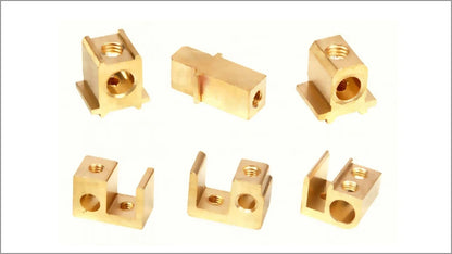 Brass Terminal Blocks CNC Machined Parts High Voltage Electrical Wiring Terminals OEM ODM Wholesale Export Manufacturer