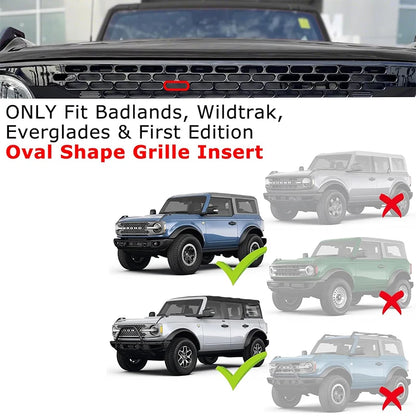 iJDM Car LED Front Grille Clearance Light For Ford Bronco Badlands Wilderness Edition Amber Daytime Running Light Warning Lamp