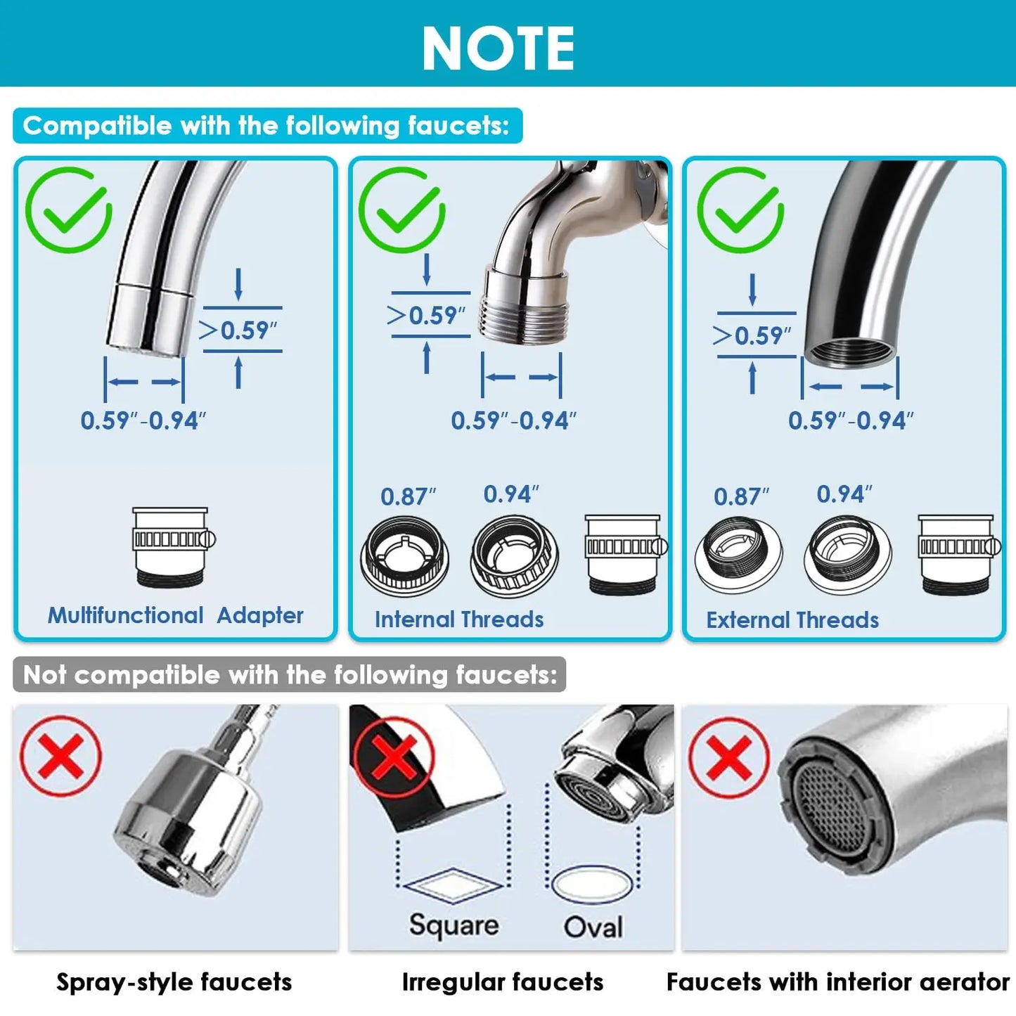 ALTHY Faucet Tap Water Filter Purifier System, Reduces Lead, Chlorine & Bad Taste NSF Certified 320-Gallon Kitchen