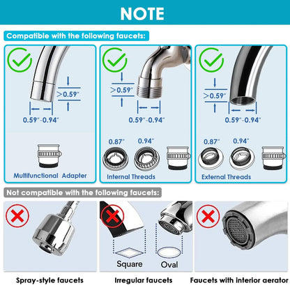 ALTHY Faucet Tap Water Filter Purifier System, Reduces Lead, Chlorine & Bad Taste NSF Certified 320-Gallon Kitchen