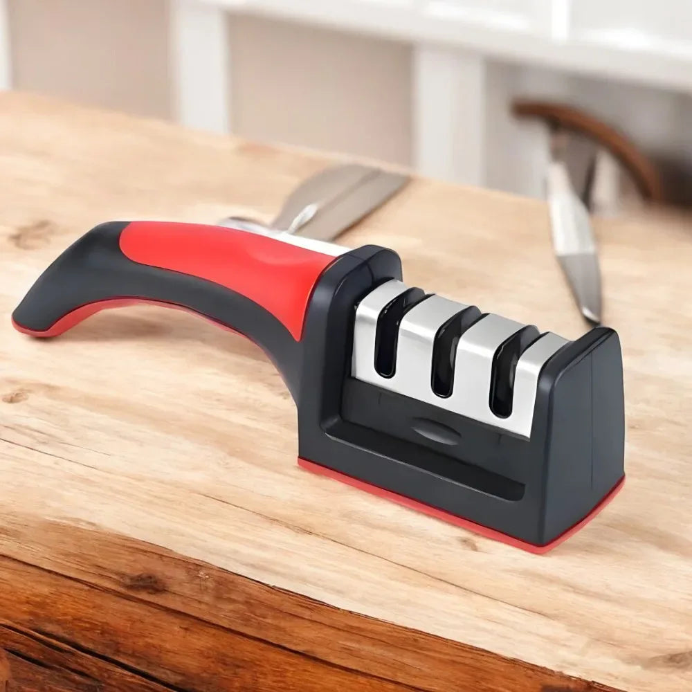 Stainless Kitchen Knives Sharpster With 3 Professional Sharppers