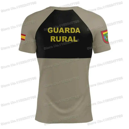 2023 Country Guard T Shirt Spain Civil Guard Outdoor Tech Shirts Men MTB Clothing Training Top Fitness Jersey Running Sportswear