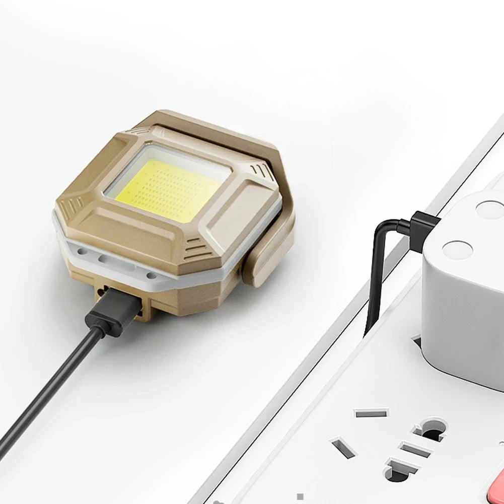 Rechargeable LED Work Light: Waterproof Inspection Lamp with Magnetic Base, for Car Repair, Emergency & Workshop Use